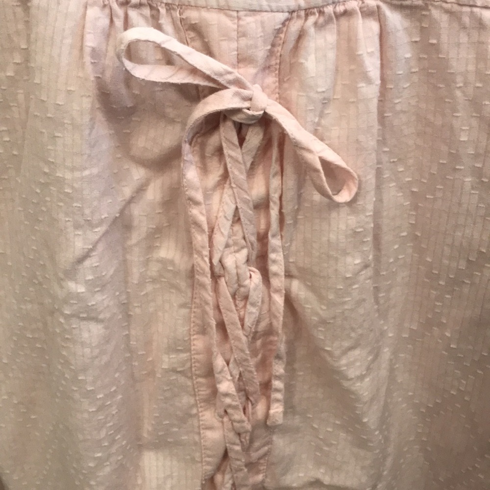 Wonderly Shoelace Pink Blouse, size xl - Picture 6 of 6
